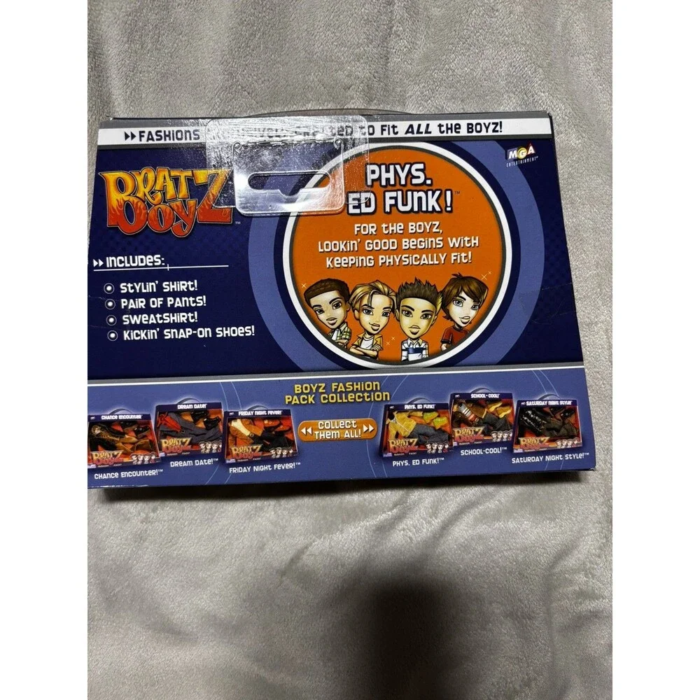 Bratz Boyz Dylan Doll Clothes Phys. Ed Funk! Fashion Pack NEW IN BOX